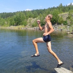Шламово... прыжок в воду. 
Это были самые замечательные дни лета!!! © данил