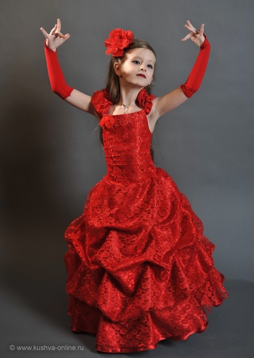 Вот она -настоящая маленькая  Кармен ... Черных Ангелина 7 лет © Ольга Черных