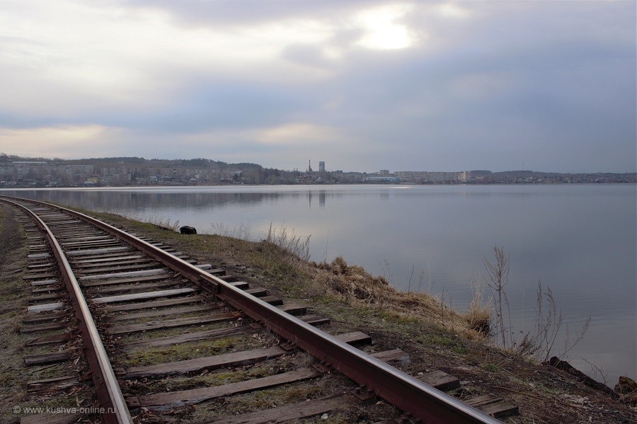 Железнодорожный путь между городом и ГБД © mspasov52