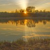 Закат дня на реке Кушва © mspasov52