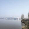 Кушвинский пруд, утро, город в дымке © Андрей Гаврилов